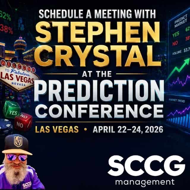 Schedule a Meeting with Stephen Crystal at the Prediction Conference Las Vegas • April 22–24, 2026