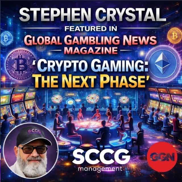 STEPHEN CRYSTAL FEATURED IN GLOBAL GAMBLING NEWS MAGAZINE ‘CRYPTO GAMING: THE NEXT PHASE’