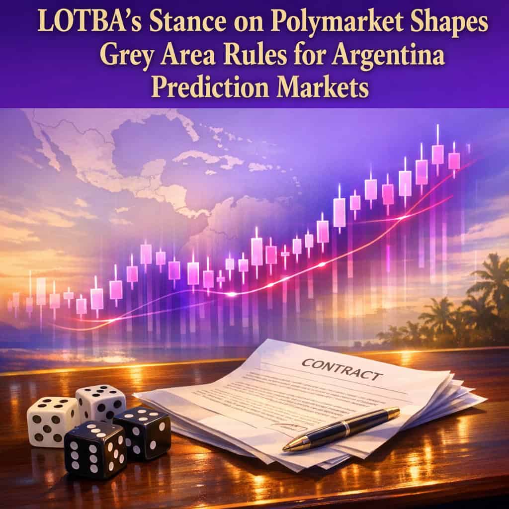 Regulatory tension in Argentina as prediction-market platforms like Polymarket face oversight from LOTBA amid decentralized provincial rules and player-protection concerns.