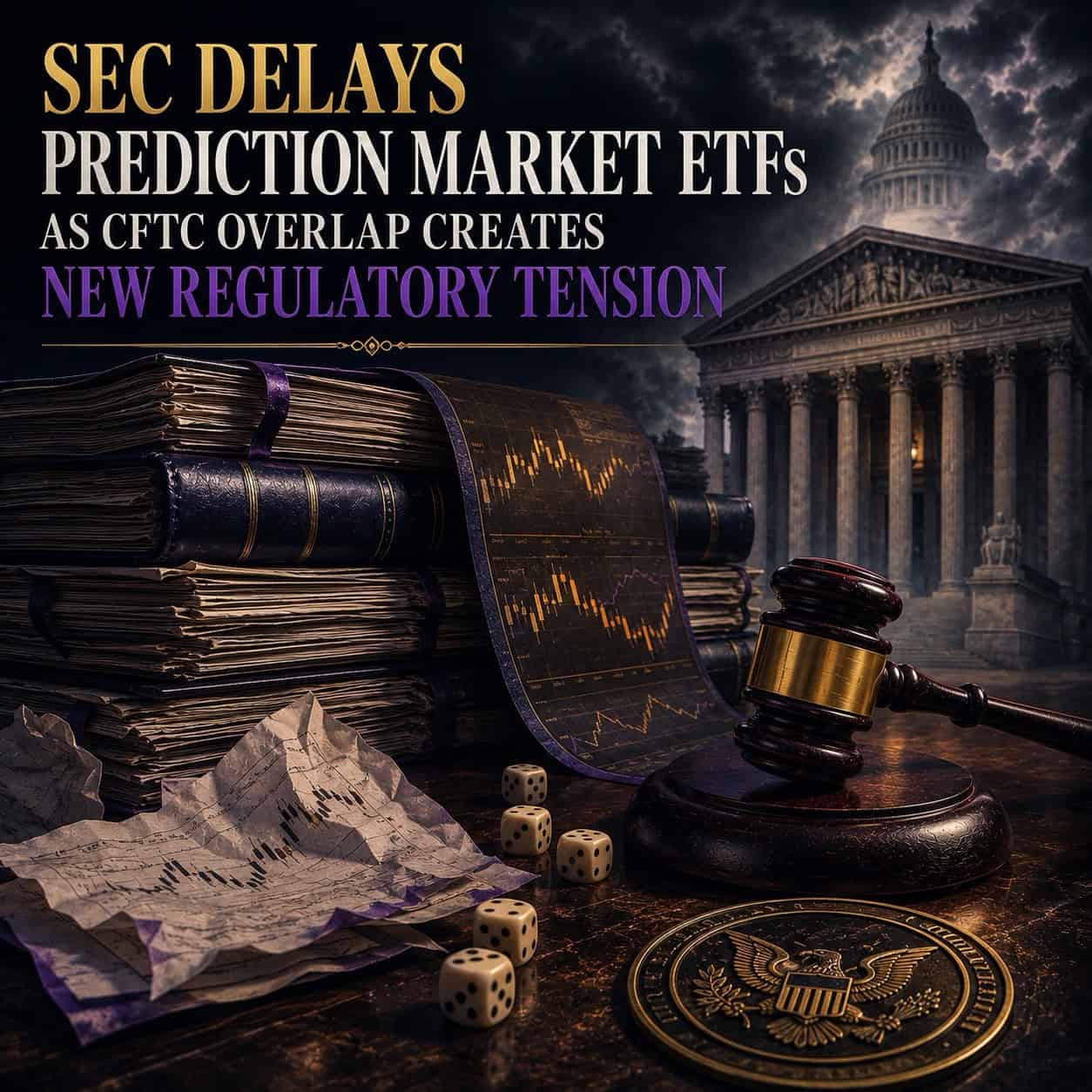 SEC Delays Prediction Market ETFs Amid CFTC Tension