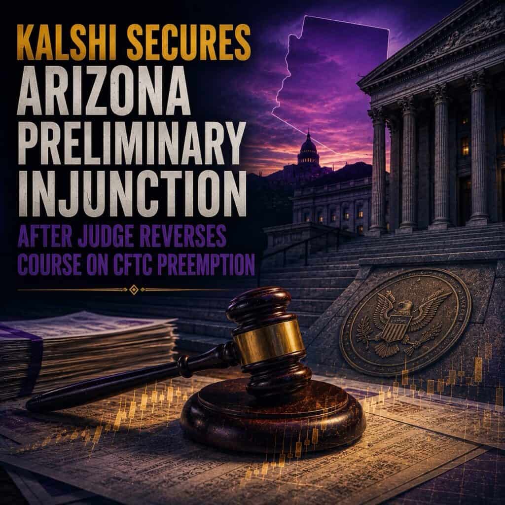 Kalshi Wins Arizona Injunction on CFTC Preemption