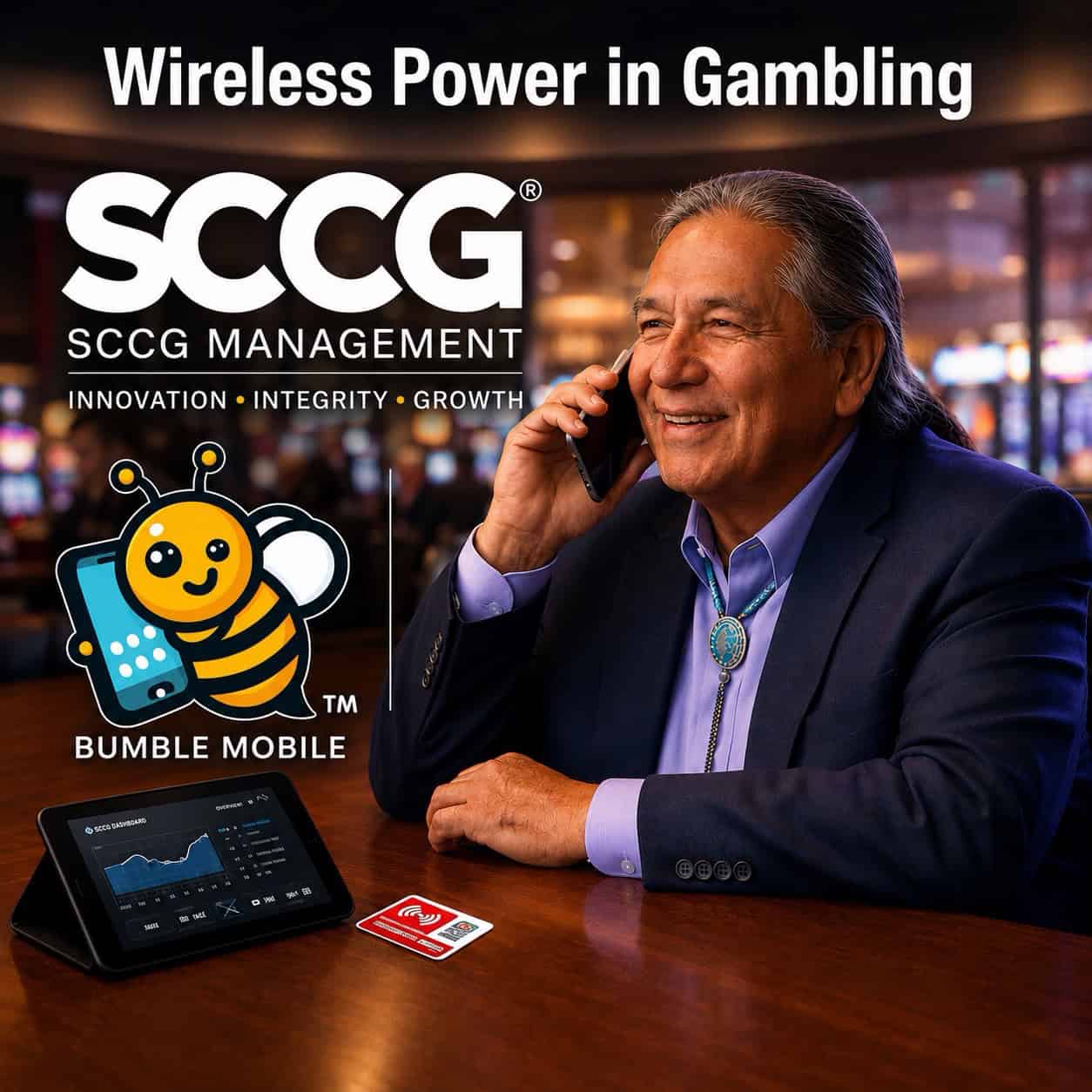 SCCG Management Partners with Bumble Mobile to Bring White-Label Wireless Solutions to the Global Gambling Industry