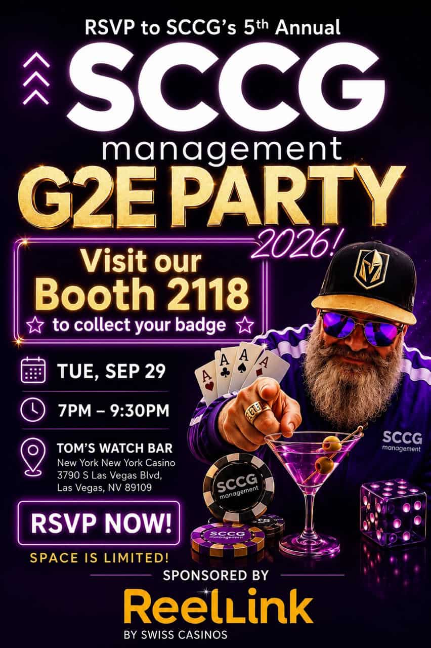 SCCG Management G2E 2026 Party at Toms Watch Bar