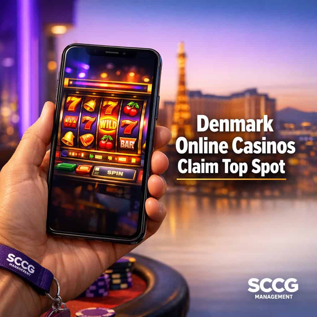 Close-up of a smartphone screen showing an active online casino slots game under bright natural light.