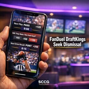 Smartphone displaying a live NFL microbetting app with rapid in-game wager options.