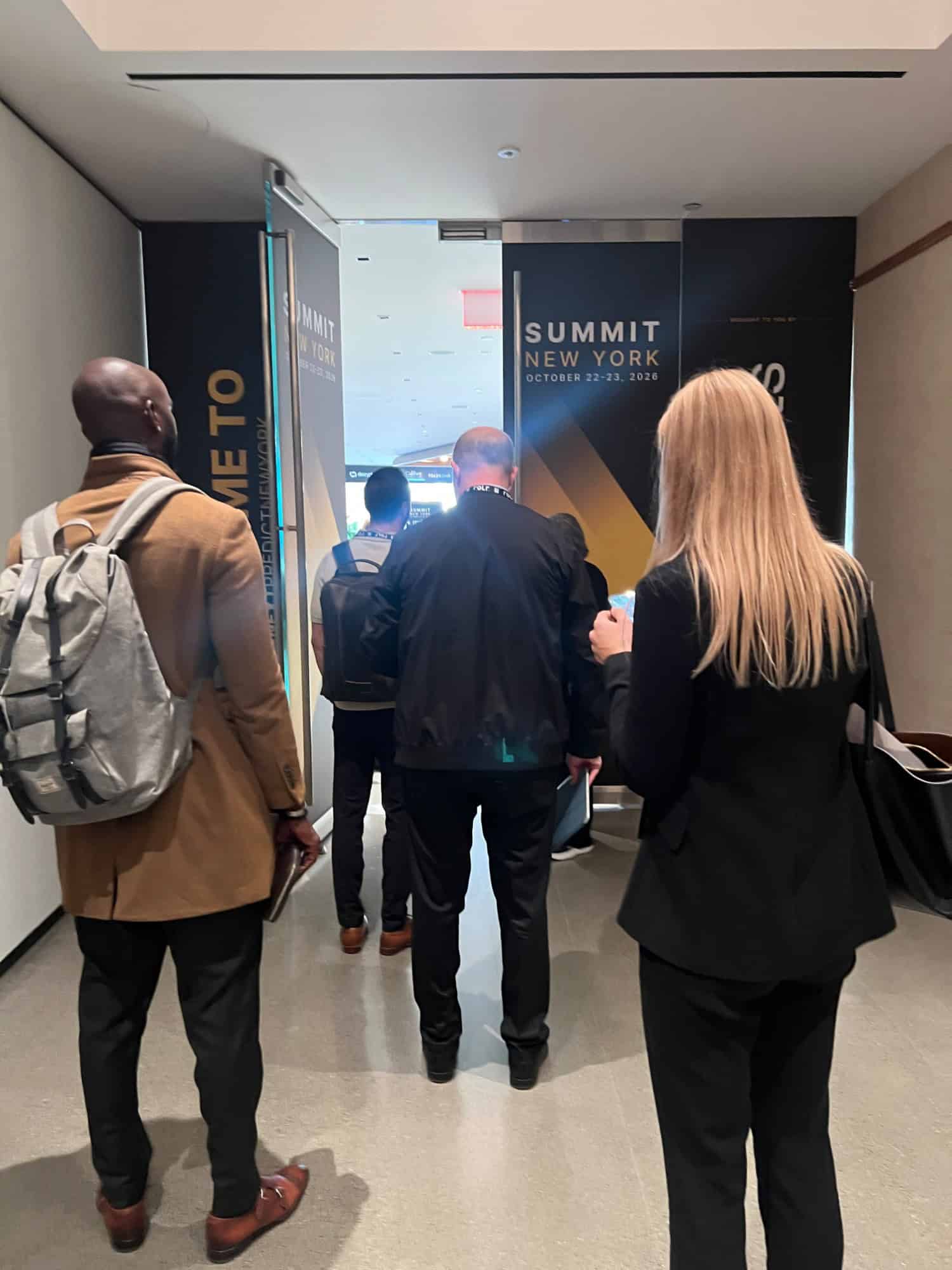 Delegates heading into NEXTPredict Summit New York at Convene, Hudson Yards