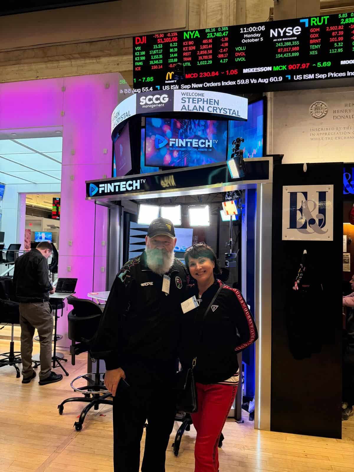SCCG Management on the Floor of the New York Stock Exchange