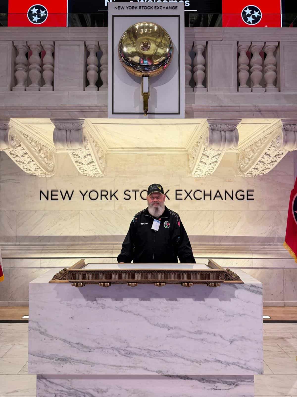 SCCG Management on the Floor of the New York Stock Exchange