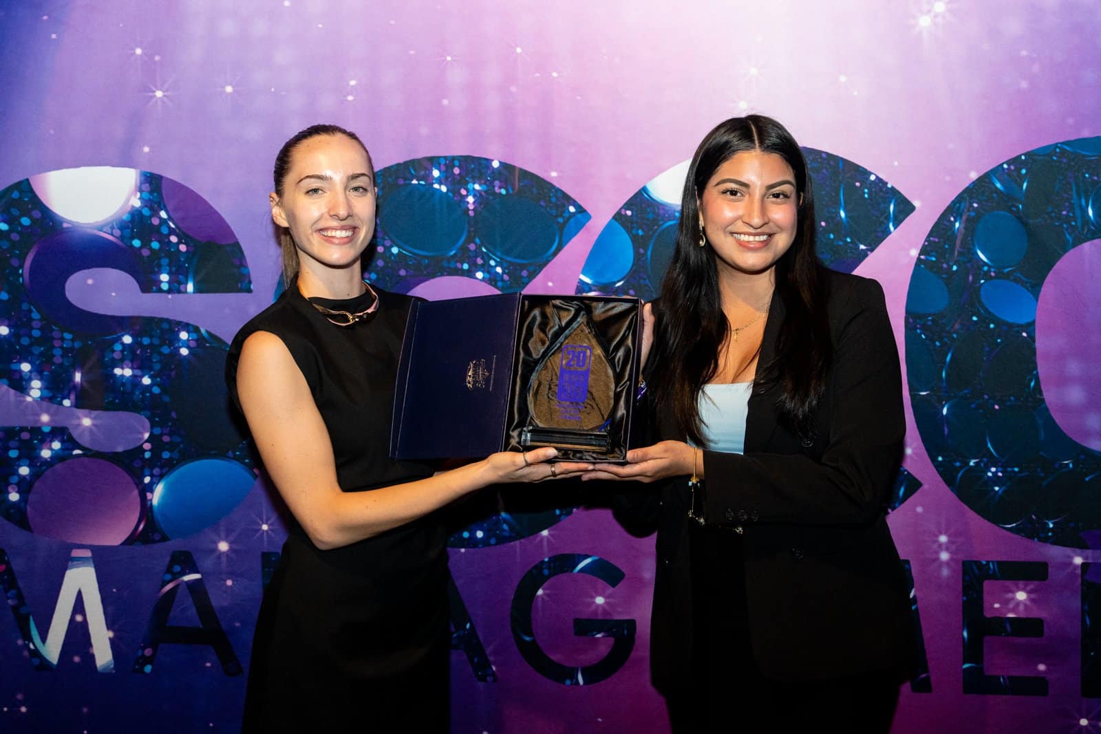 SCCG News 20 in Their 20s Class of 2026 honorees at the SCCG G2E Party 2026