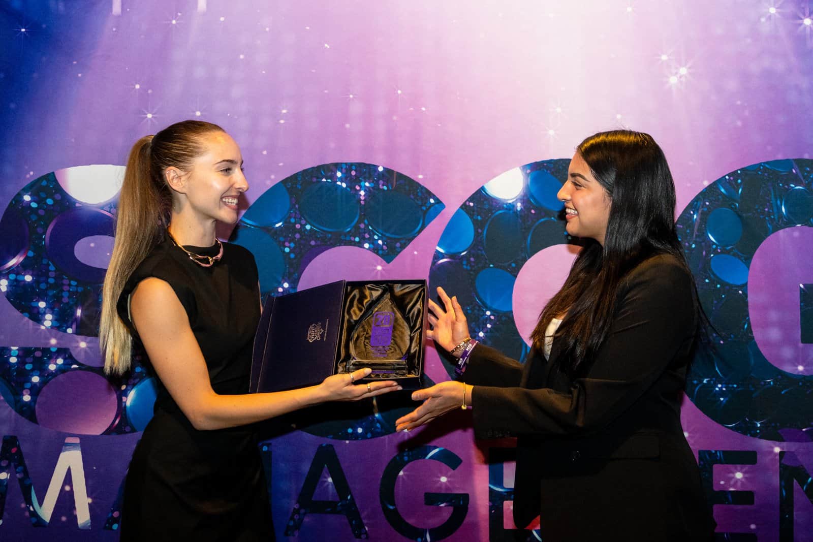 SCCG News 20 in Their 20s Class of 2026 honorees at the SCCG G2E Party 2026