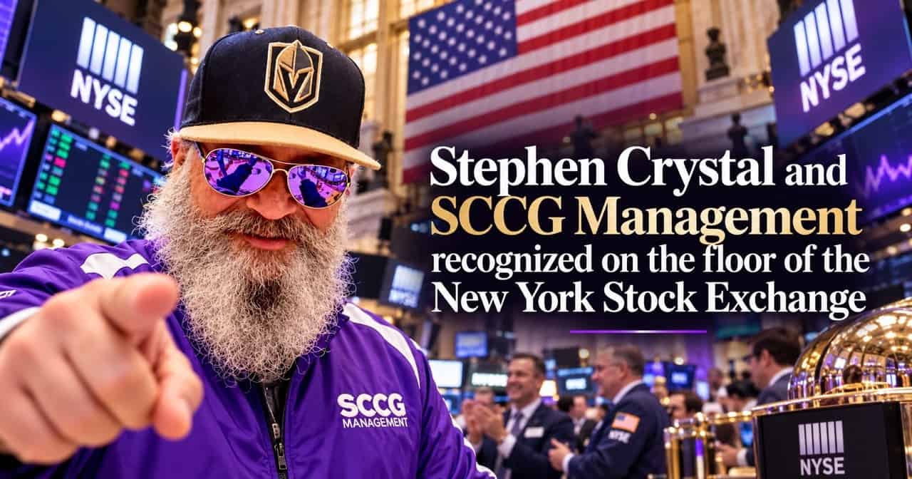 SCCG Management on the Floor of the New York Stock Exchange